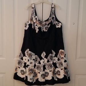 Dress barn flower dress size 16